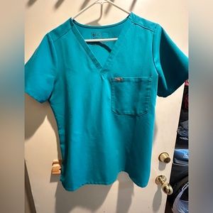 Figs Scrubs Teal Set